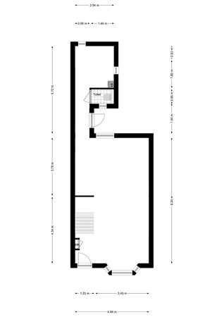 Floorplan - Gasthuisweg 5, 1779 AH Den Oever